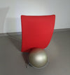 Italian modern red ball armchair San Siro designed by Fabrizio Ballardini, 1995