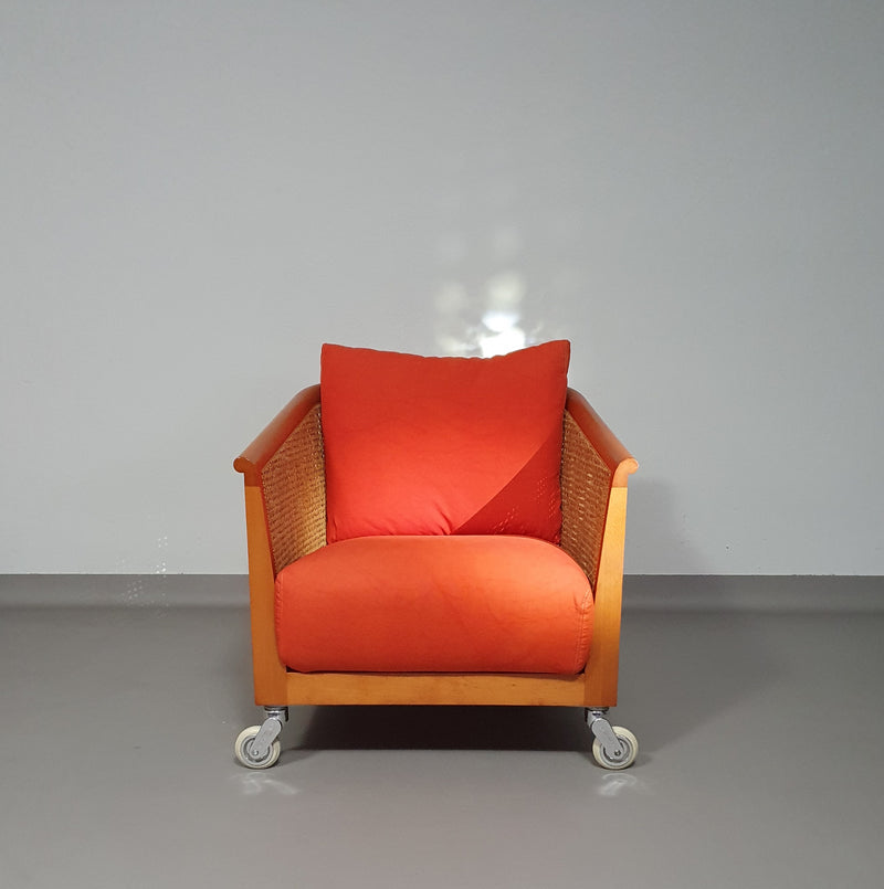 Set arm chairs " Mozart " by Antonio Citterio for flexform 90's