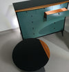 Giorgetti set 1990 by Umberto Asnago
Bed sidetables / sidetables / sideboard with drawers.