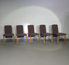 Hennie de Jong chairs 1980s set of 6