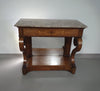 French Trumeau / side table 1830's with inlay wood