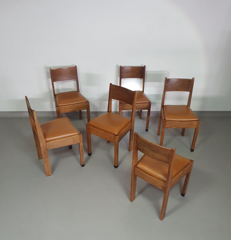 6 x Utrecht Mokkum chairs by Huizenga NV
Marked