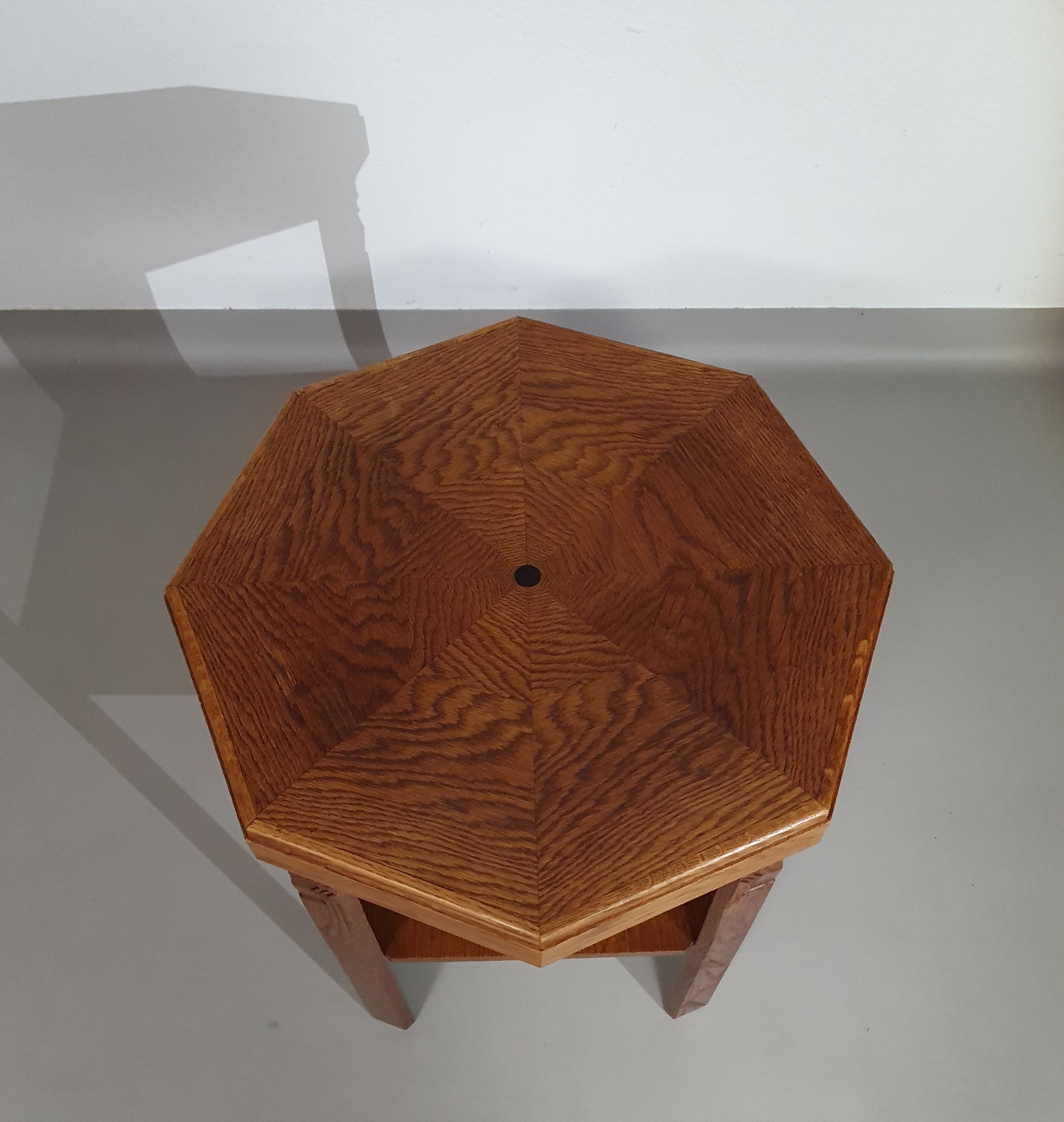 Oak side table Amsterdamse School 1920's