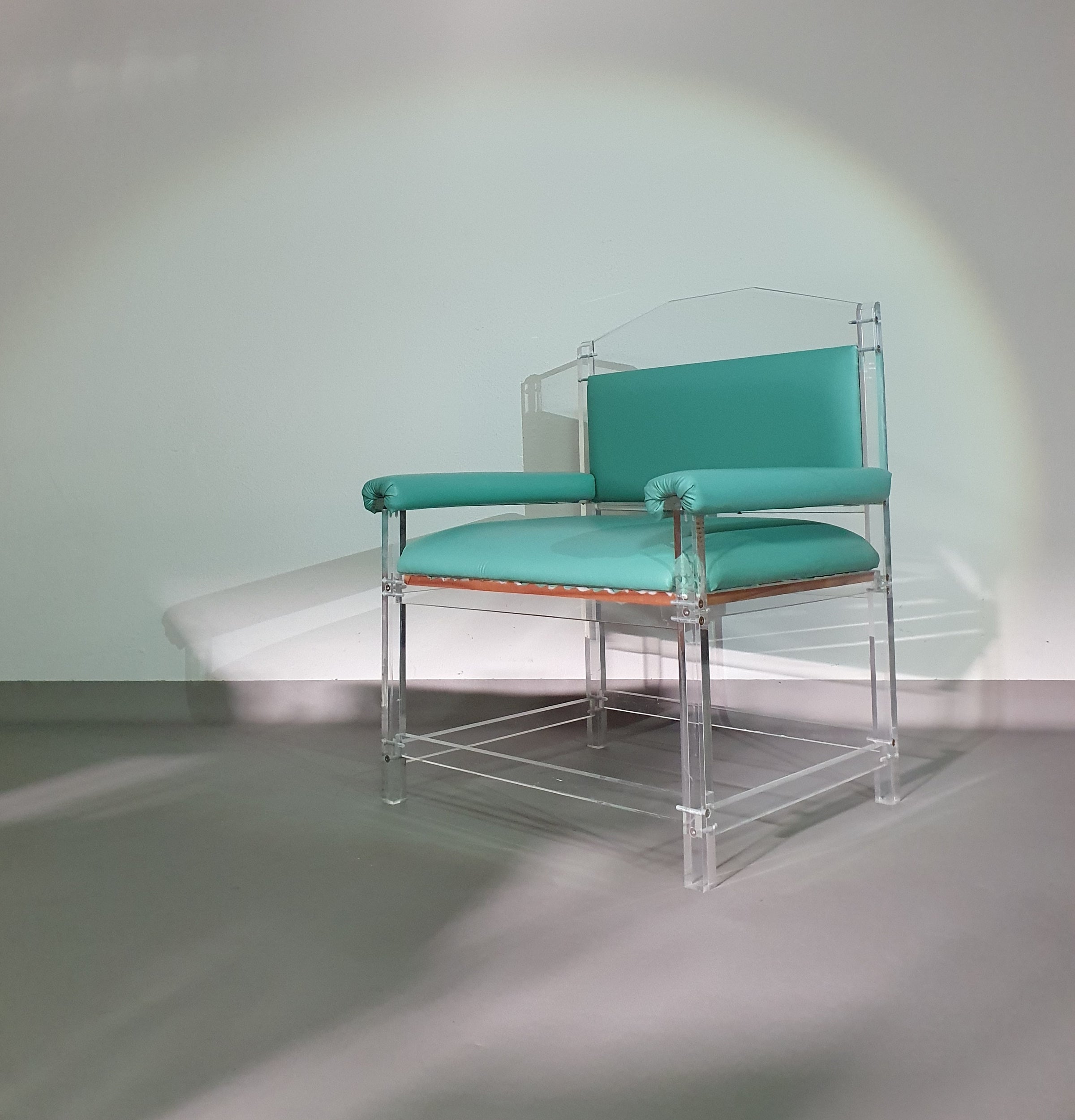 Rare perspex / acrylic chair / '80s