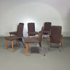 Hennie de Jong chairs 1980s set of 6