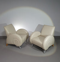 Leather snail house chairs