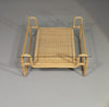 Mid Century coffee table. Iron frame / pencil reed / split reed / rattan
75 x 75 x 40 cm