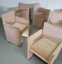 Set (6) By MARIO BELLINI 401 BREAK CHAIRS FOR CASSINA, 1990S