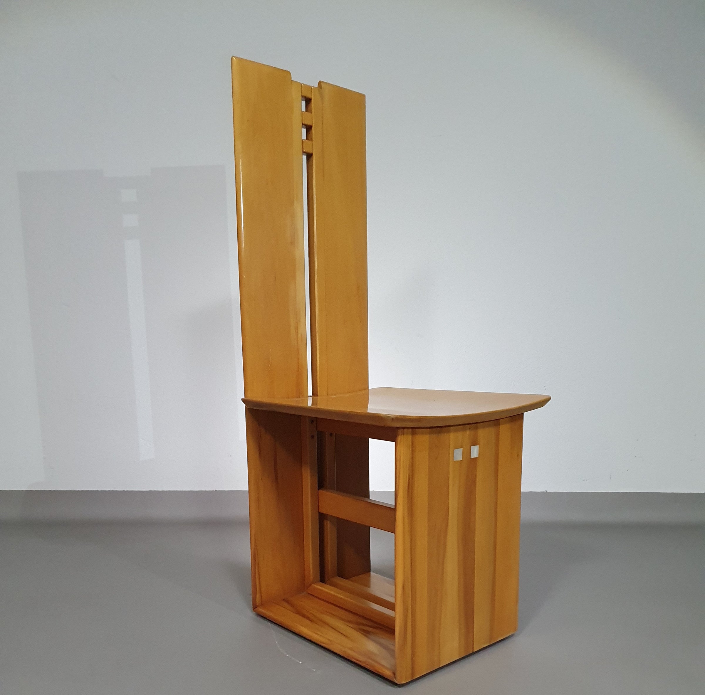 Mycene chair by Ferdinando Meccani for Meccani Arredamenti, 1978.