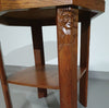 Oak side table Amsterdamse School 1920's