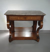 French Trumeau / side table 1830's with inlay wood