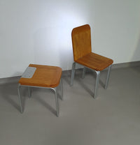 2 x folding chair by Nicolai Carels for Osini '90