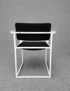vintage black and white dining chair