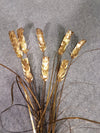 Daniel D'Haeseleer - large yellow copper bunch of grain - height 80 cm