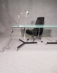 Italian tripod table / mat glass table top