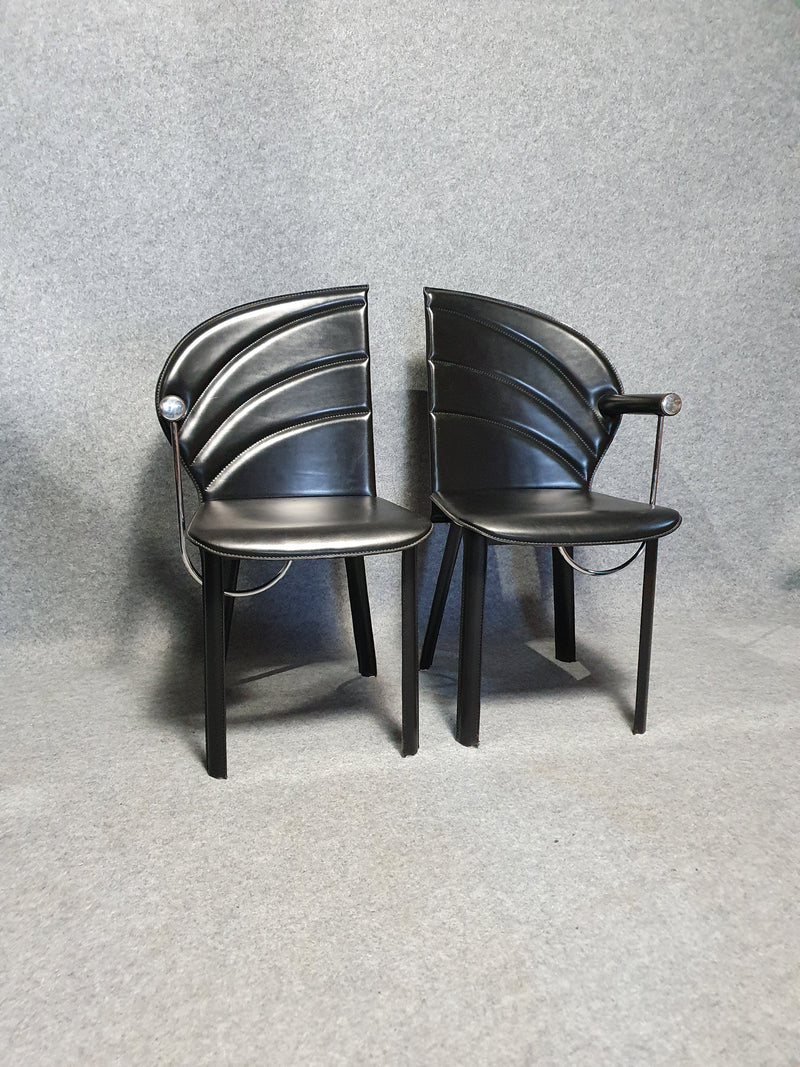 Postmodernism chairs by Naos Italy 1980