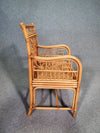 4 x mcguire rattan chair marked  Chinoiserie Chique bamboo