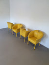 Paolo Piva- rare model - 4 Leather Armchairs Auretta , Edition Wittmann, circa 1980