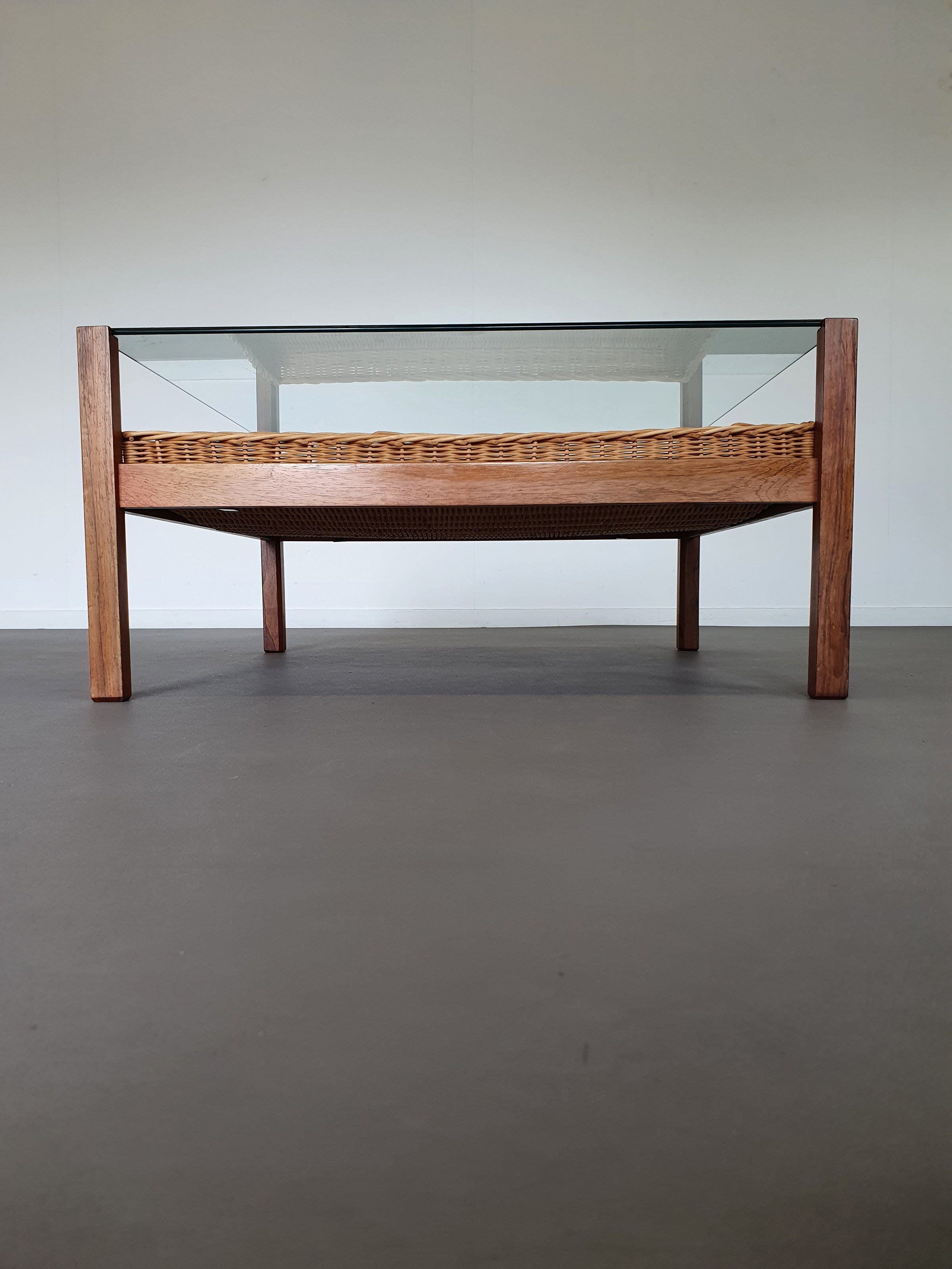 Denmark vintage teak coffee table 70's.