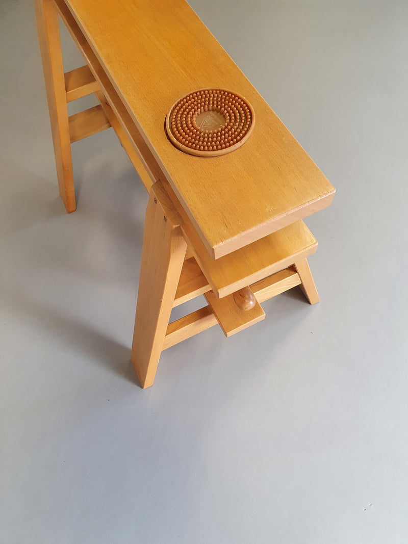 Table easels, Zanotta, CAVALLETTI LEONARDO (pair), Achille Castiglioni, 1979.