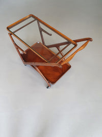 Midcentury Bar Trolley | Cesare Lacca For Cassina | Vintage 50'S