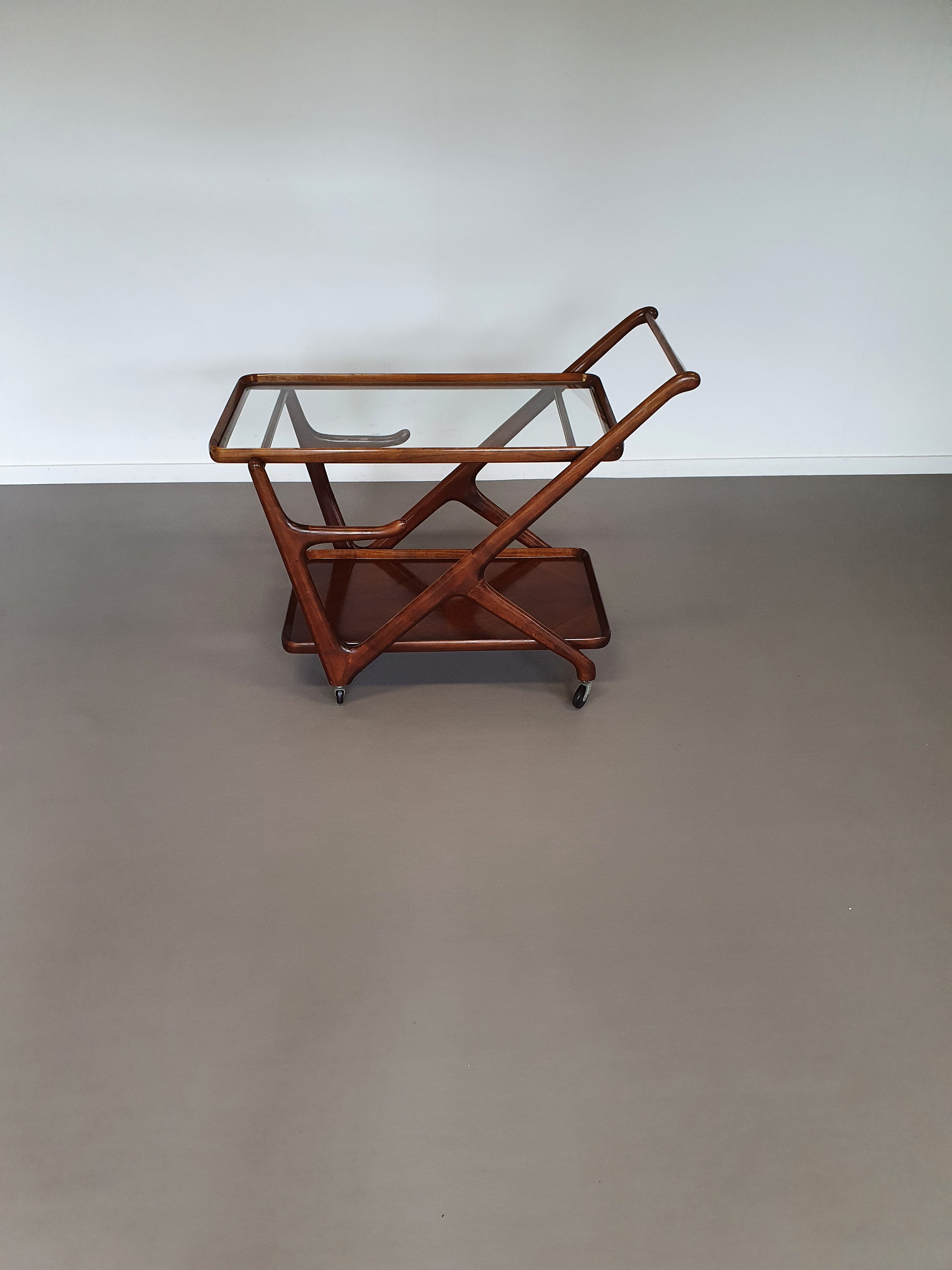 Midcentury Bar Trolley | Cesare Lacca For Cassina | Vintage 50'S