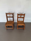 2 Brutalist rope chairs mid 1900s