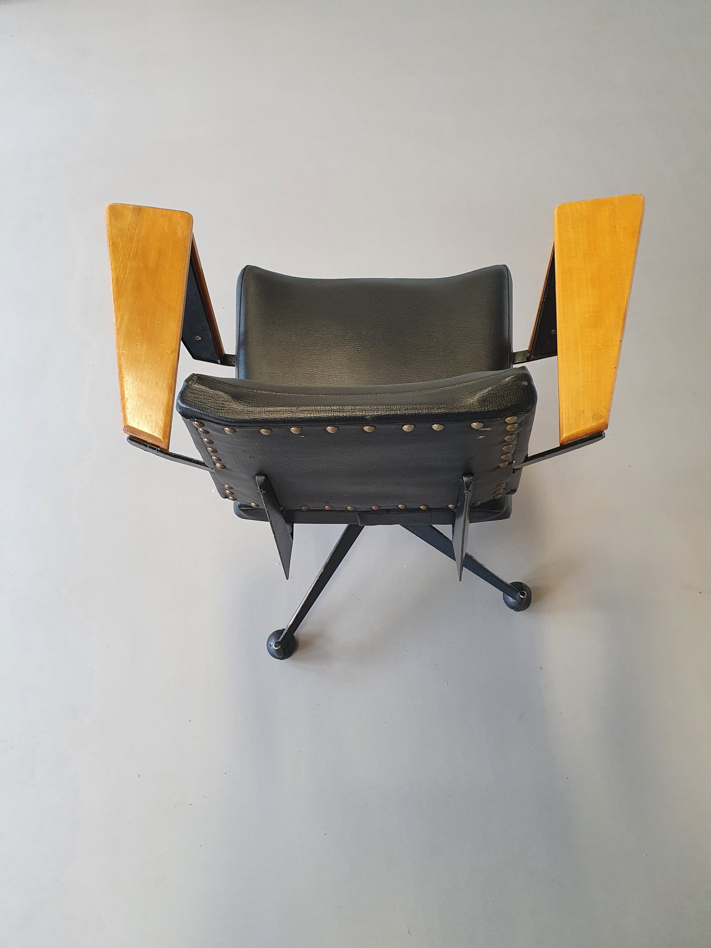 Very rare Velca Legnano office chair 1950s