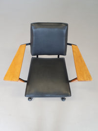 Very rare Velca Legnano office chair 1950s