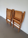 Mid Century plywood folding chairs