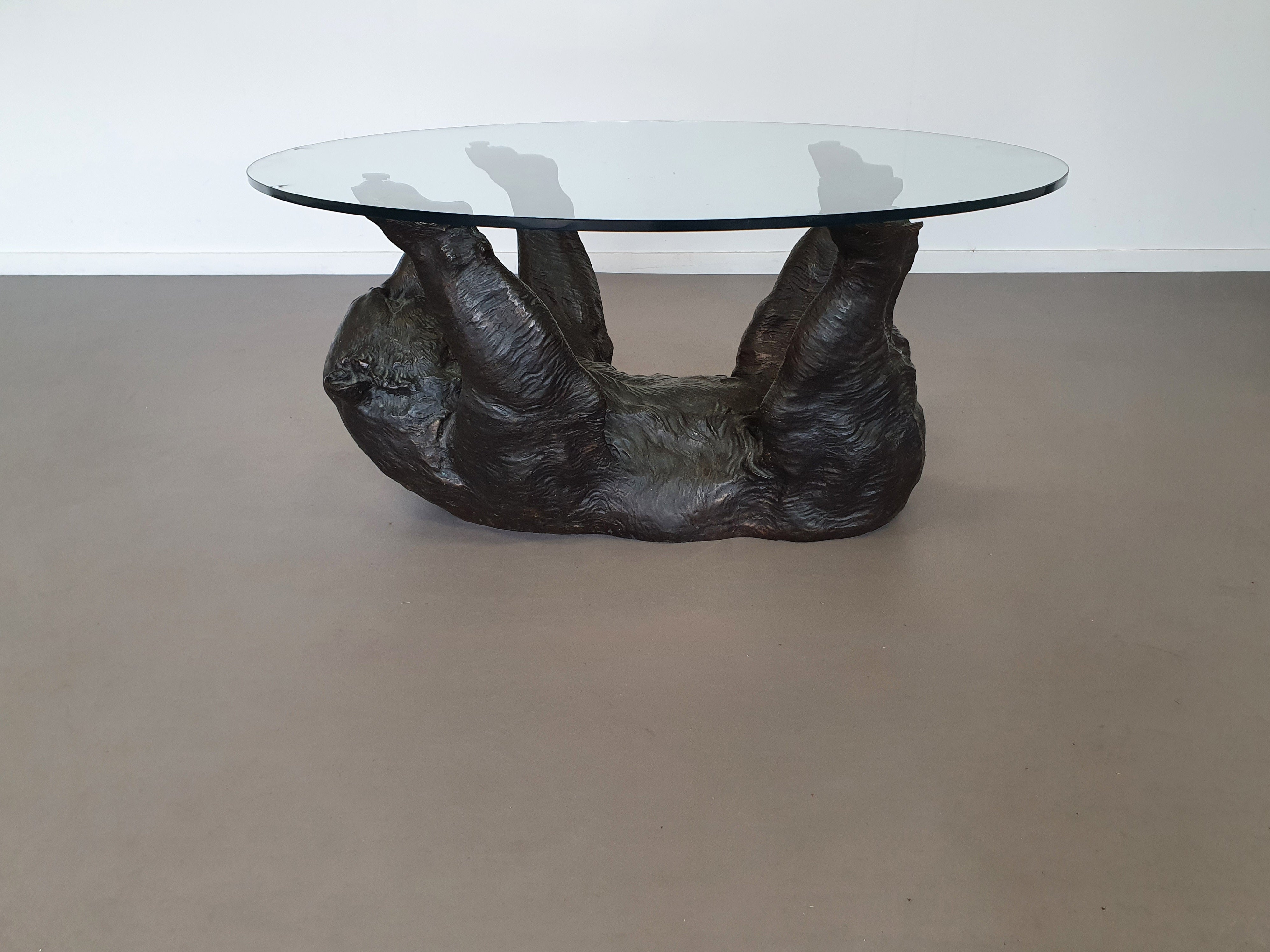 Bear coffee store table