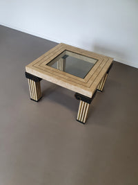 Maitland Smith Tesselated Coffee Table, U.S.A, 1980's 73 x 73 x 47 cm