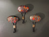 Amazing enamelled coat hooks by Harvey creazioni 1960. 
20 x 14 x 7 cm depth.