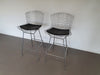 Set of 2 Harry Bertoia bar stools for Knoll.