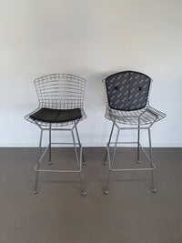 Set of 2 Harry Bertoia bar stools for Knoll.