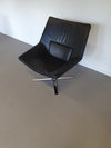 Leather, weighty lounge chairs. Wide 75 - height  87 - depth 70 cm .Price is for the set