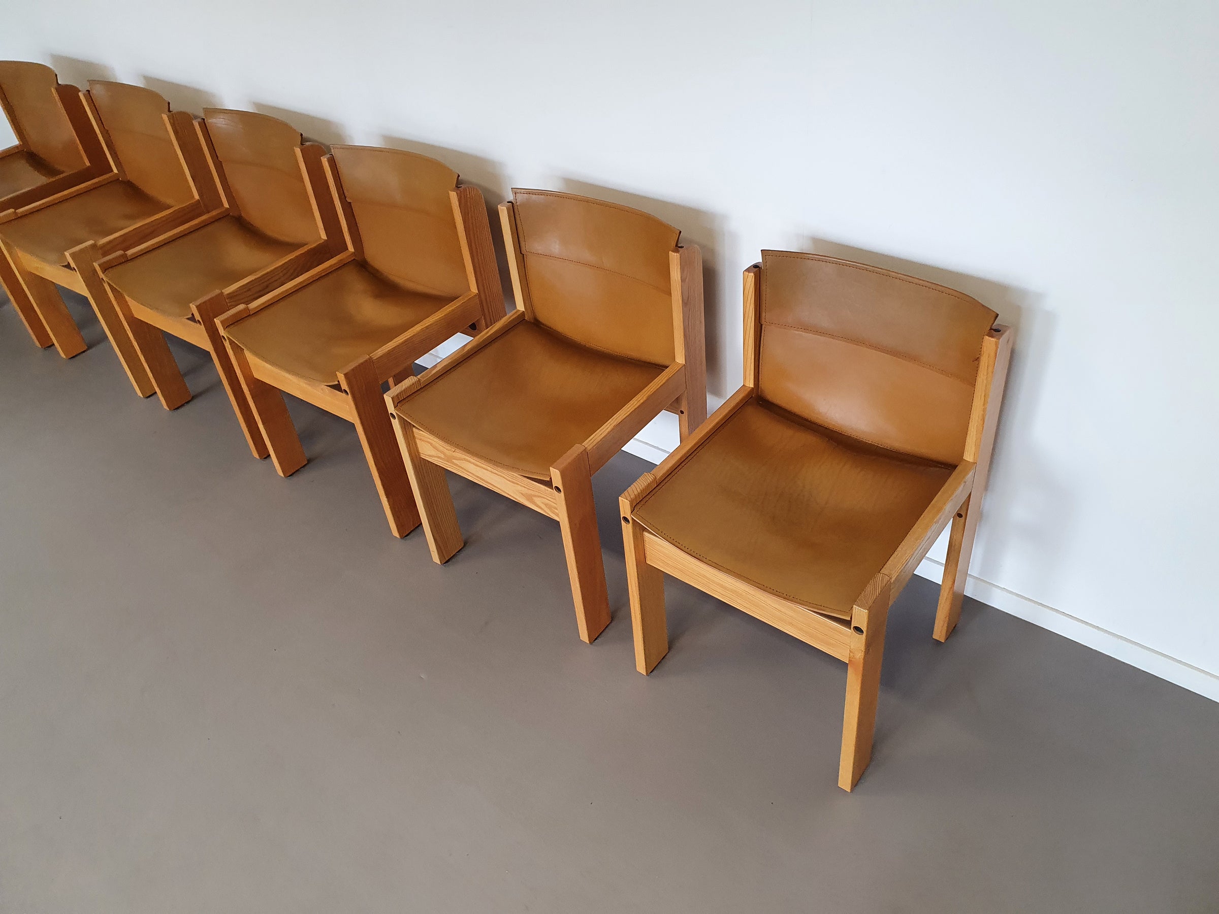 6 x Ibisco dining chair 1970s