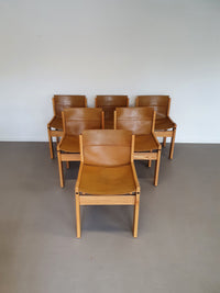 6 x Ibisco dining chair 1970s