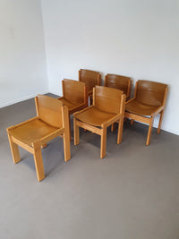 6 x Ibisco dining chair 1970s