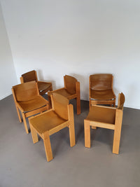 6 x Ibisco dining chair 1970s