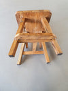 Olm wood brutalist wabi sabi dining set / 6 chairs / Table.