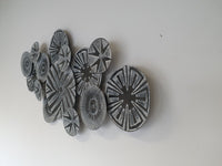 Large aluminium wall sculpture