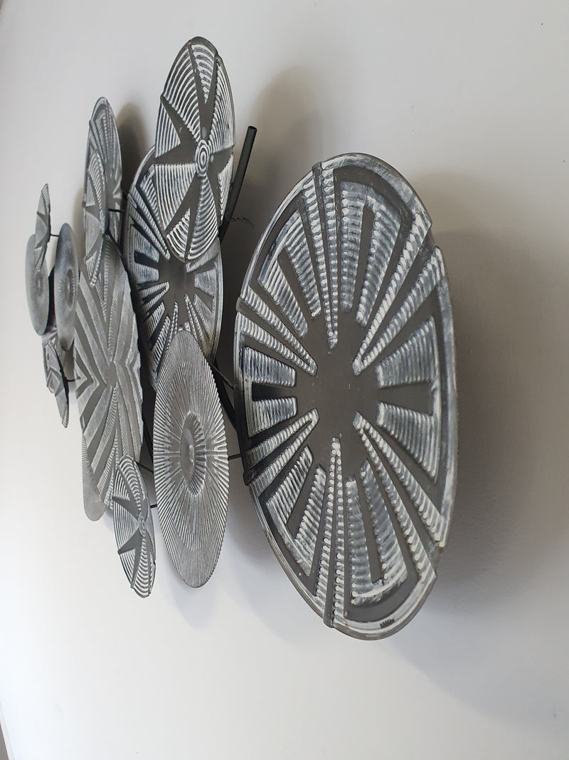 Large aluminium wall sculpture