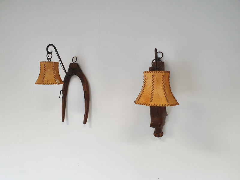 Ox harnass wall lamps