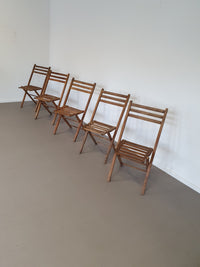 5 x folding chair 60s