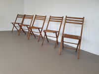 5 x folding chair 60s