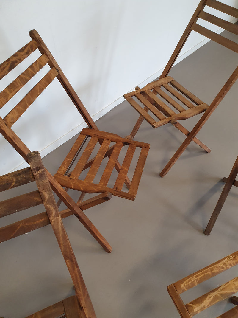 5 x folding chair 60s