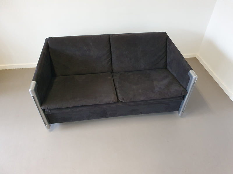 2 x Fauteuil 1 x sofa sz20/Sandwich. Ontwerp van Claire Bataille en Paul Ibens voor 't Spectrum collectie van 1973-1974