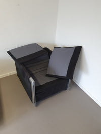 2 x Fauteuil 1 x sofa sz20/Sandwich. Ontwerp van Claire Bataille en Paul Ibens voor 't Spectrum collectie van 1973-1974