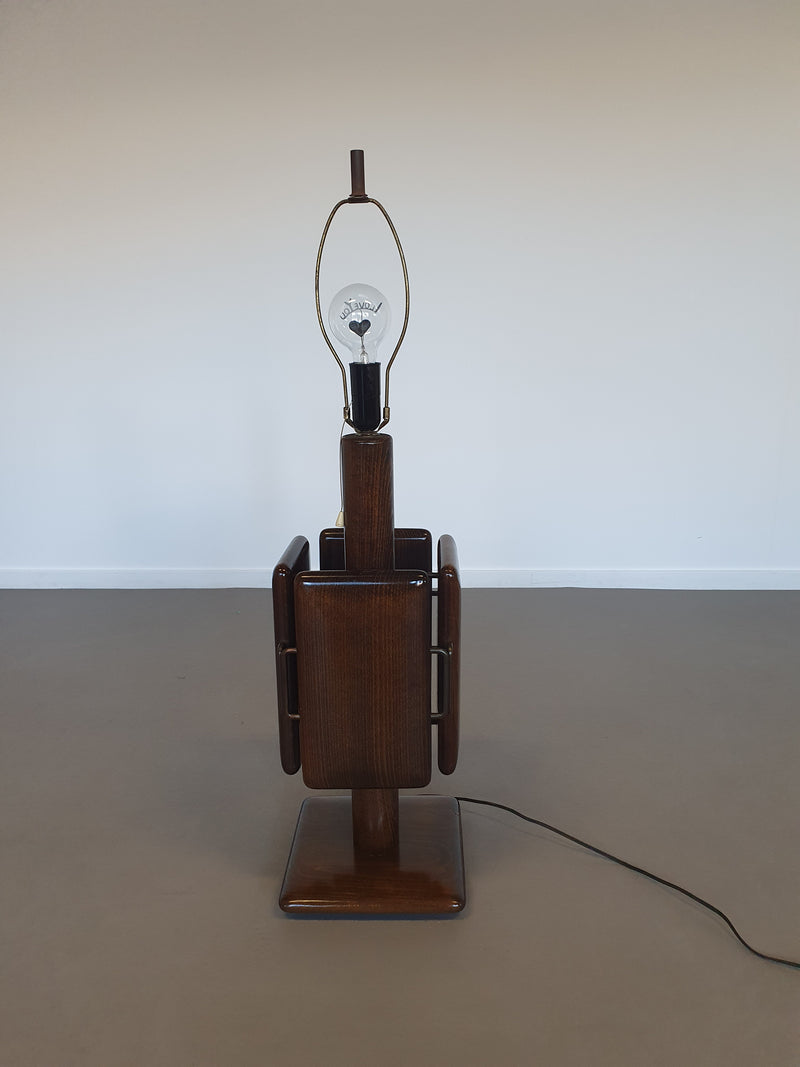 Large Brutalist floor / table lamp